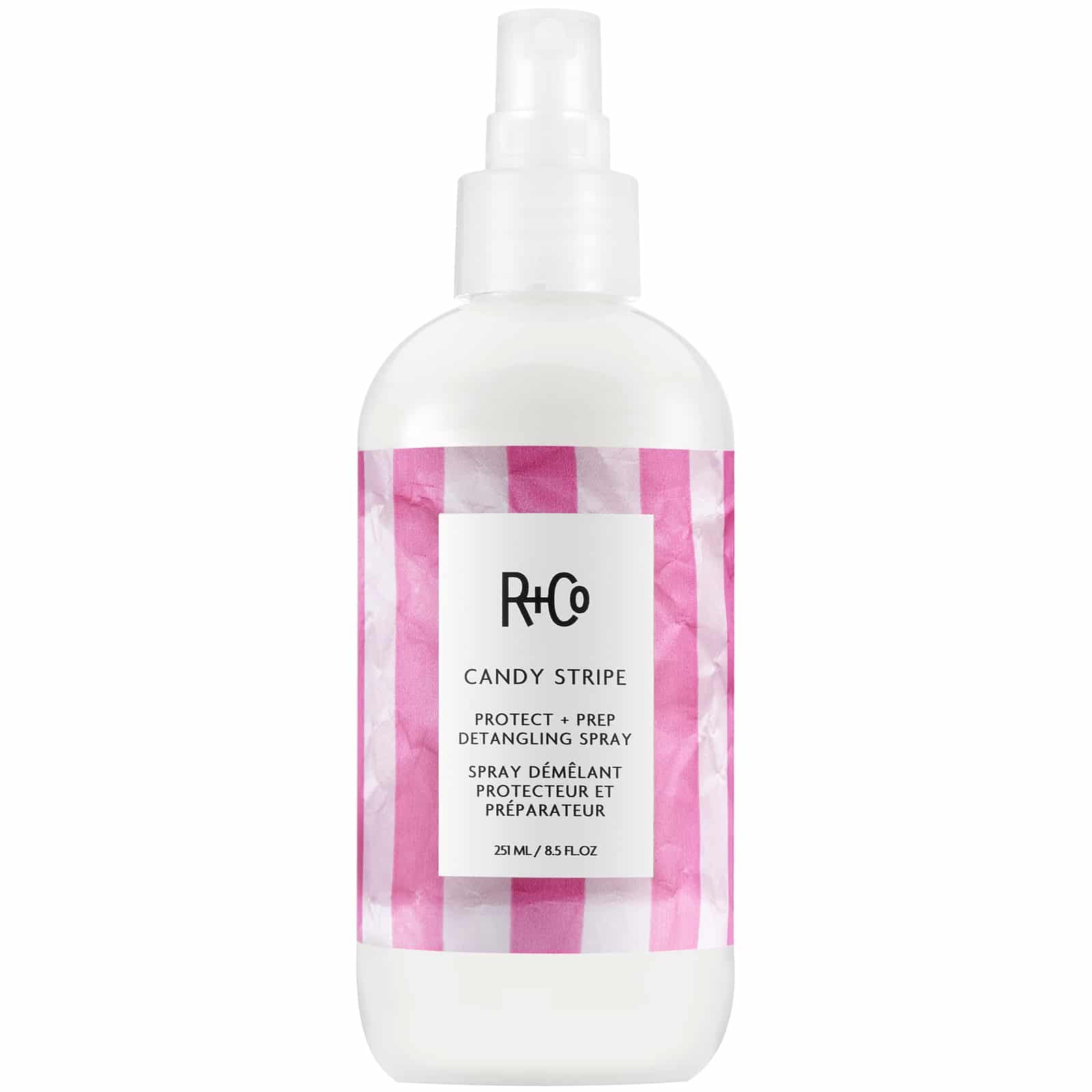 R+CO Candy Stripe Protect + Prep Detangling Spray